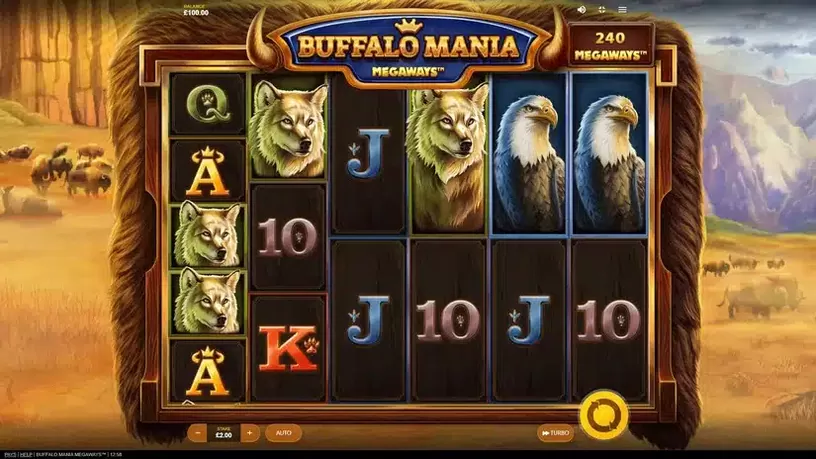 Buffalo Mania MegaWays slot screenshot 1