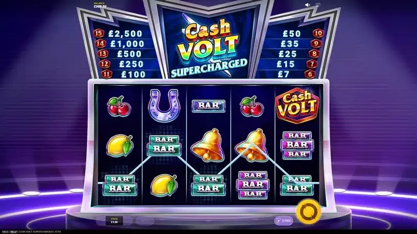 Cash Volt Supercharged slot screenshot 3