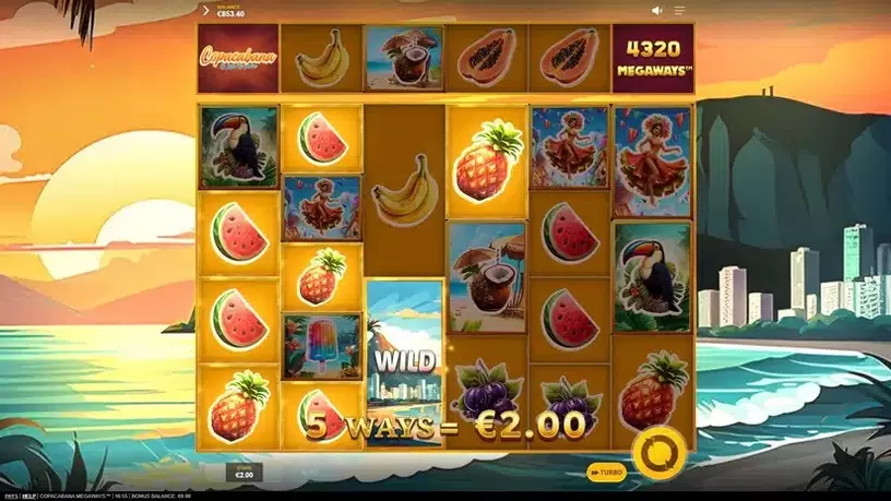 Copacabana Megaways slot screenshot 4