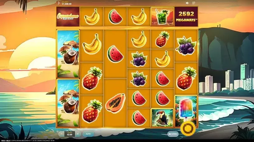 Copacabana Megaways slot screenshot 1
