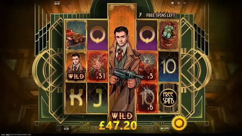 Cotton Gang Affair slot screenshot 5