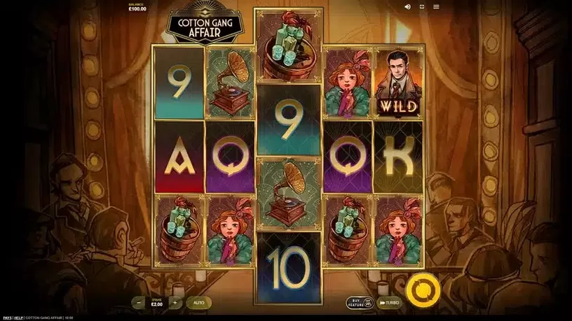 Cotton Gang Affair slot screenshot 1
