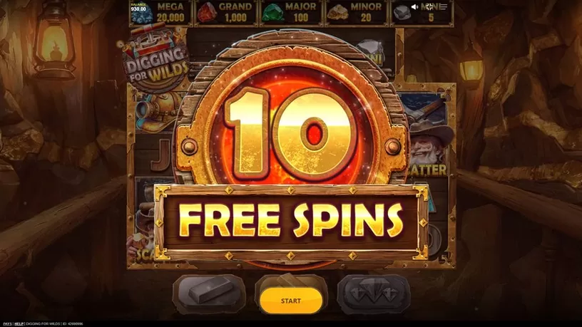 Digging for Wilds slot screenshot 3