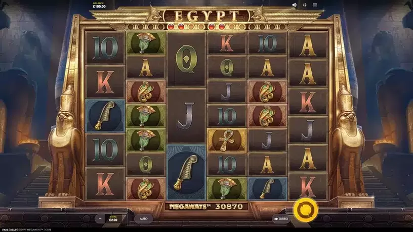 Egypt Megaways slot screenshot 1