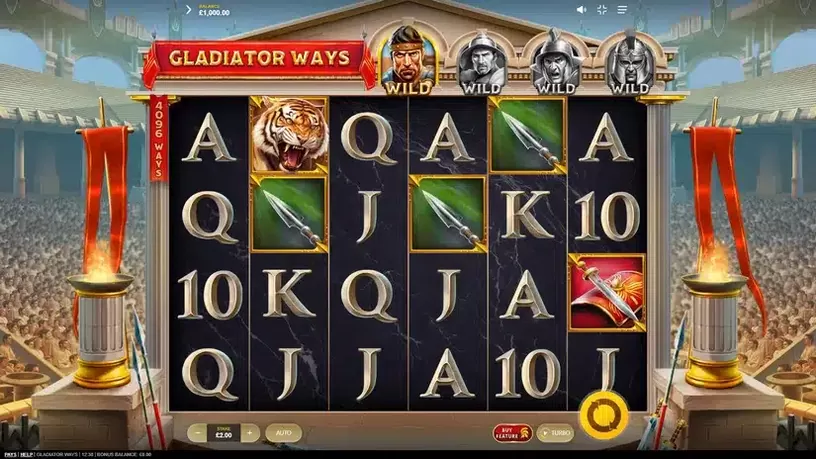 Gladiator Ways slot screenshot 1