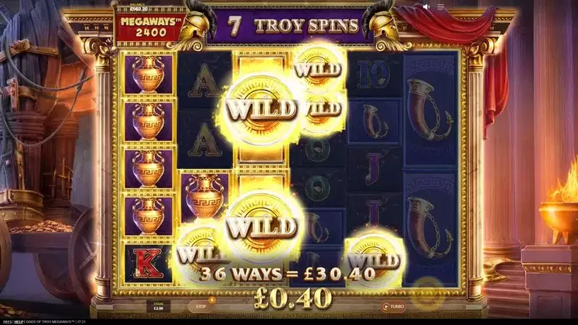 Gods of Troy Megaways slot screenshot 6