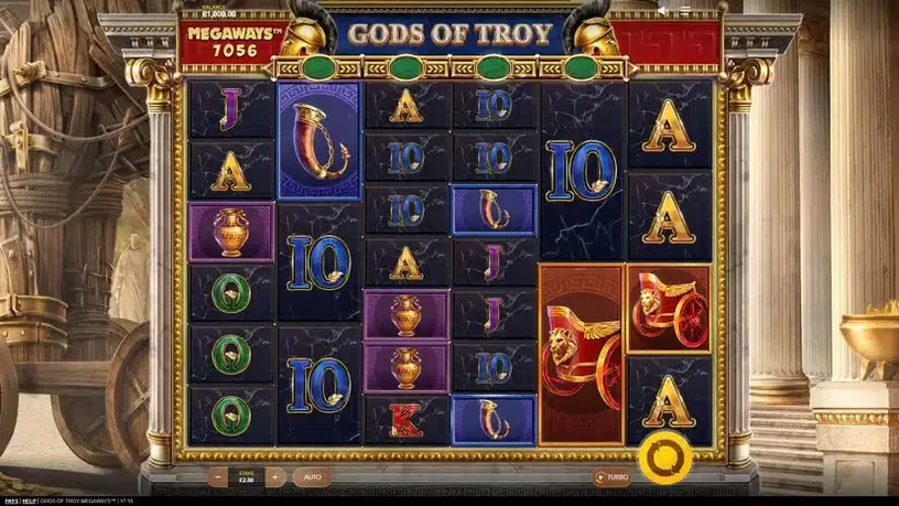 Gods of Troy Megaways slot screenshot 1
