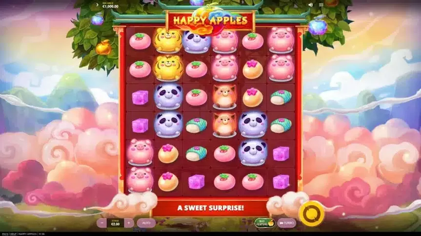 Happy Apples slot screenshot 1