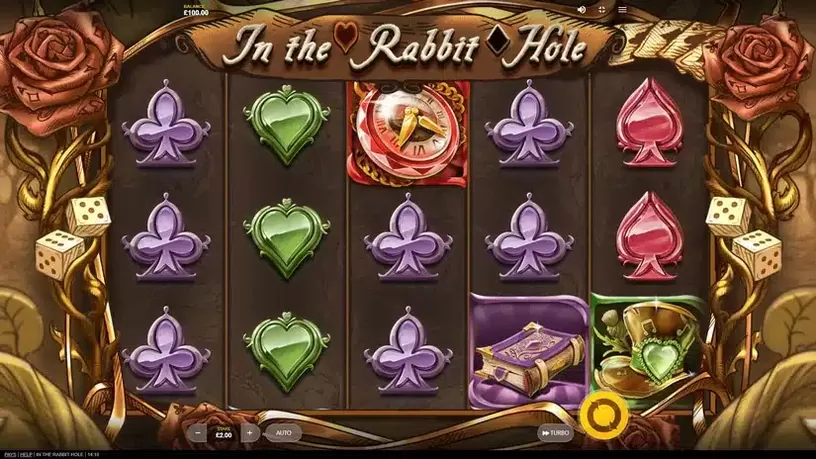 In The Rabbit Hole slot screenshot 1