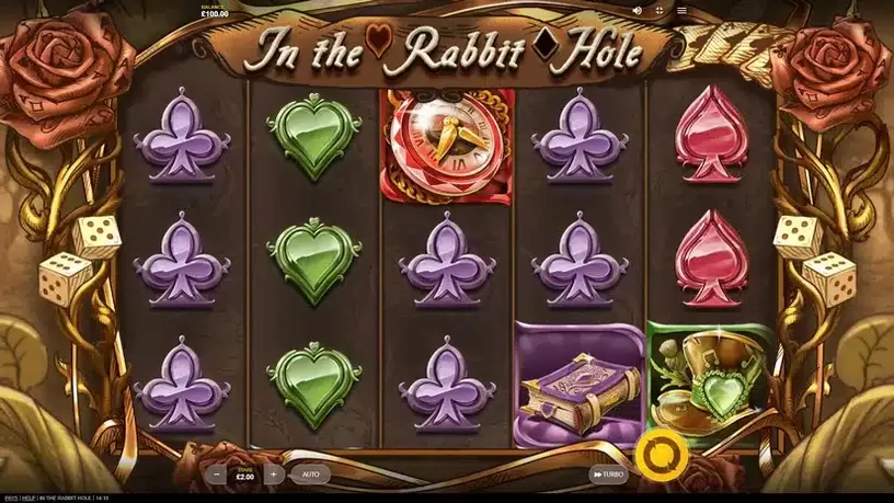 In The Rabbit Hole slot screenshot 2