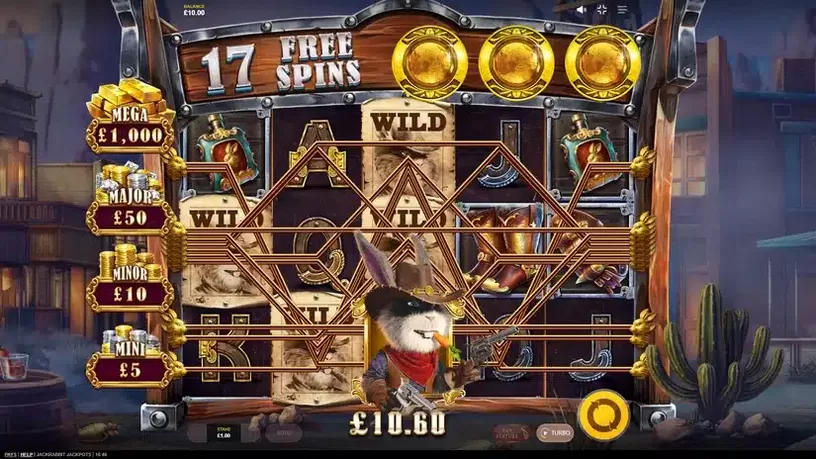 Jackrabbit Jackpots slot screenshot 5