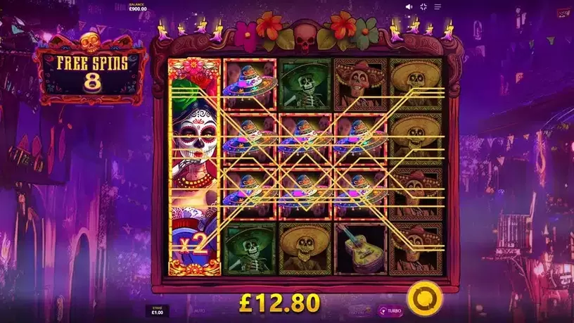 Los Muertos Locos slot screenshot 4