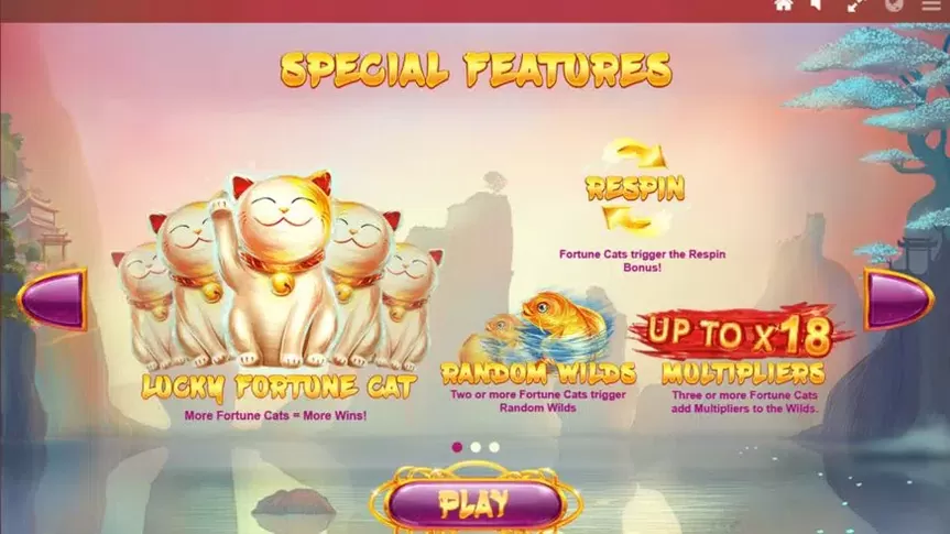 Lucky Fortune Cat slot screenshot 2