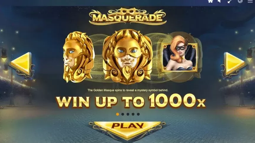 Masquerade slot screenshot 2