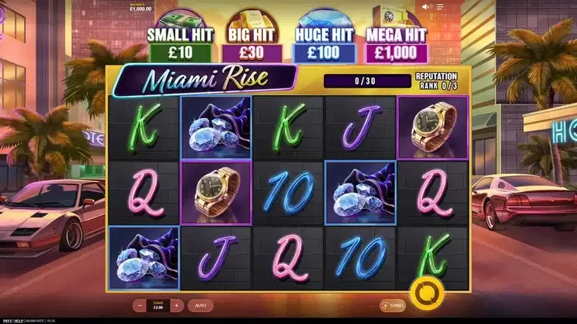 Miami Rise slot screenshot 1
