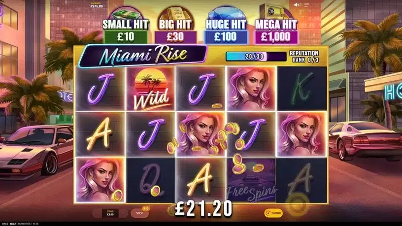 Miami Rise slot screenshot 4