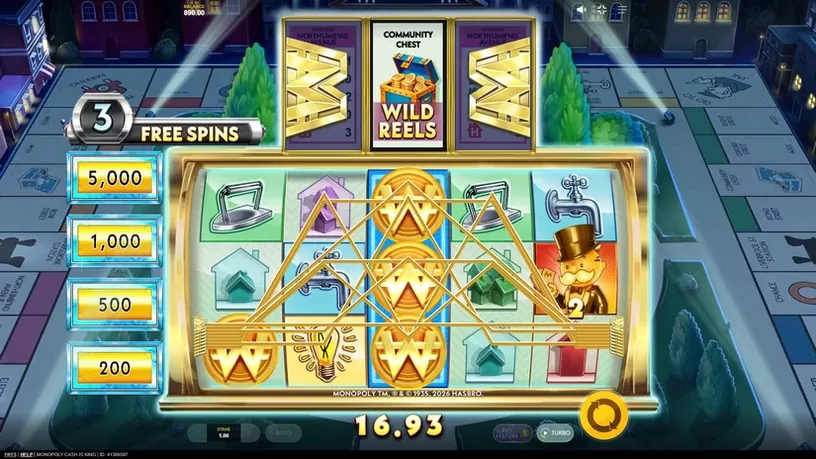 Monopoly Cash is King slot screenshot 5