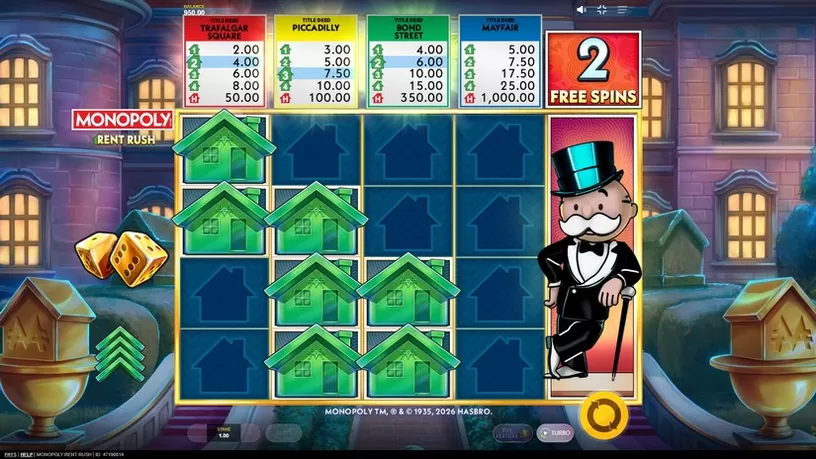 Monopoly Rent Rush slot screenshot 4
