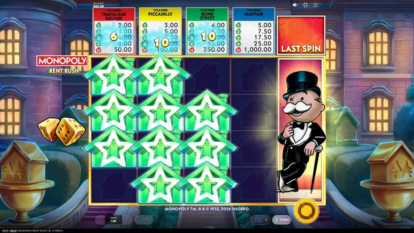 Monopoly Rent Rush slot screenshot 5