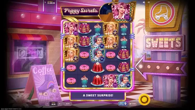 Peggy Sweets slot screenshot 1