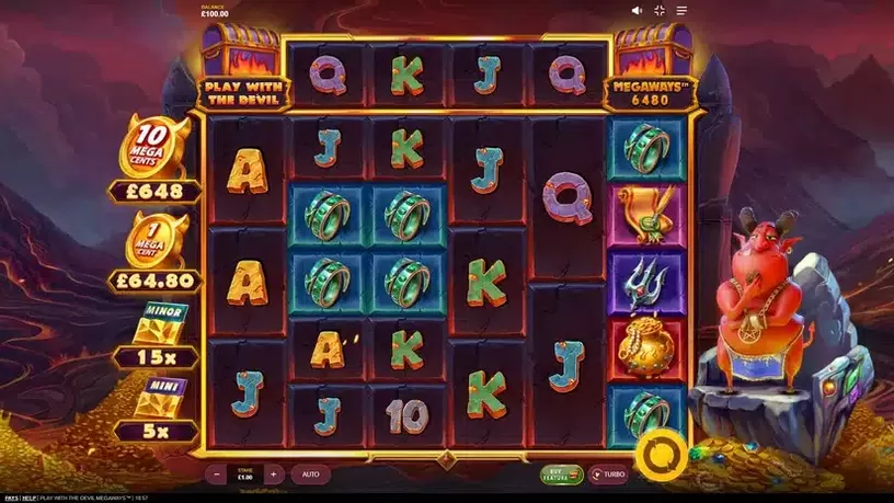 Play With the Devil Megaways slot screenshot 1