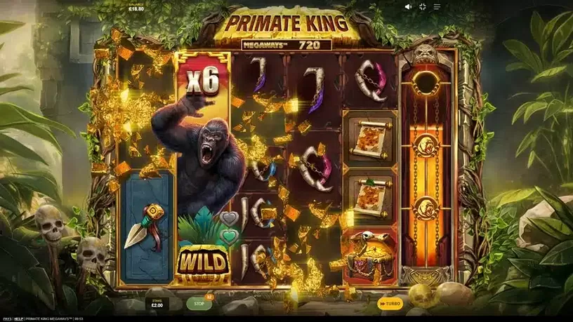 Primate King Megaways slot screenshot 6