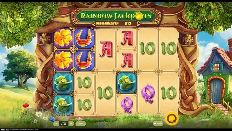Rainbow Jackpots Megaways slot screenshot 1