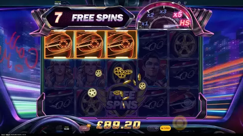 Redline Rush slot screenshot 8