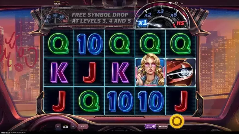 Redline Rush slot screenshot 1