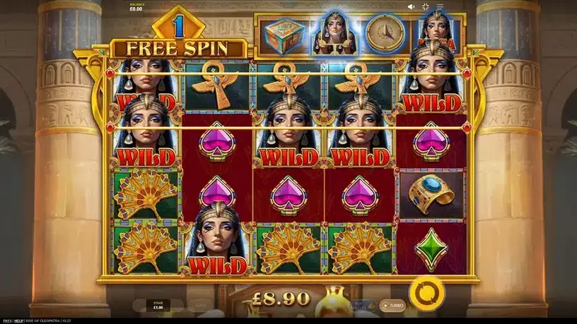 Rise of Cleopatra slot screenshot 5