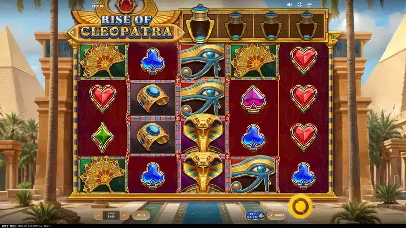 Rise of Cleopatra slot screenshot 1