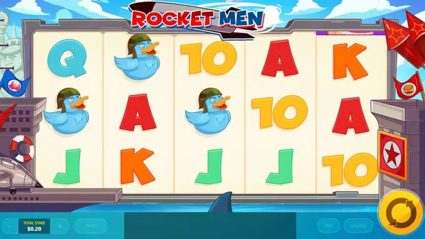 Rocket Men slot screenshot 1