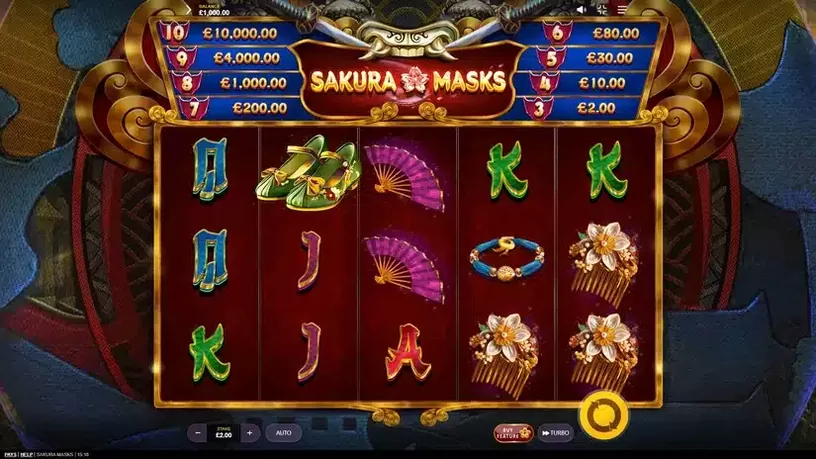 Sakura Masks slot screenshot 1