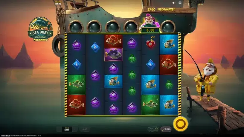 Sea Boat Adventure MegaWays slot screenshot 3