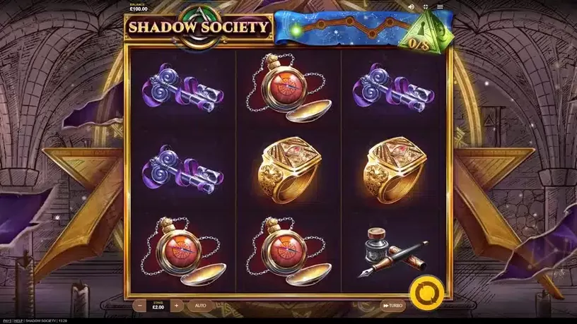 Shadow Society slot screenshot 1