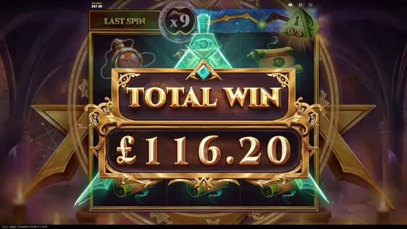 Shadow Society slot screenshot 10