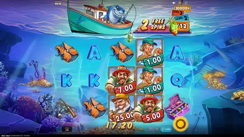 Shark Boss slot screenshot 5