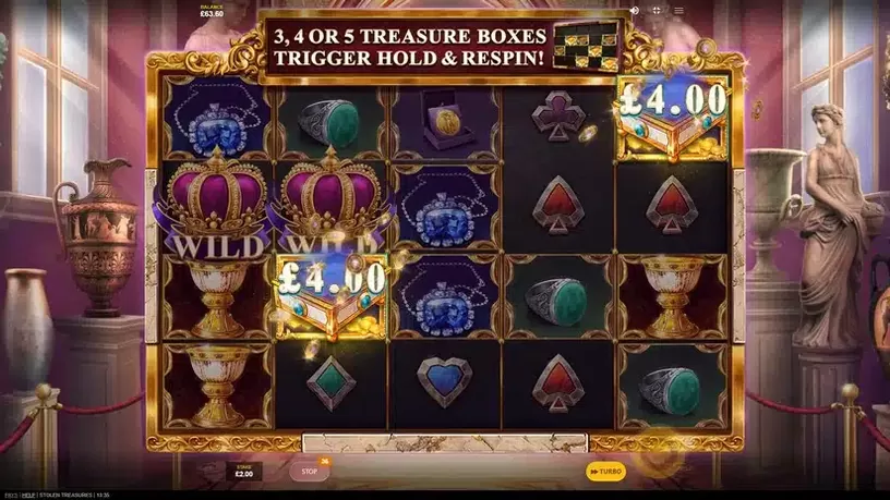 Stolen Treasures slot screenshot 5