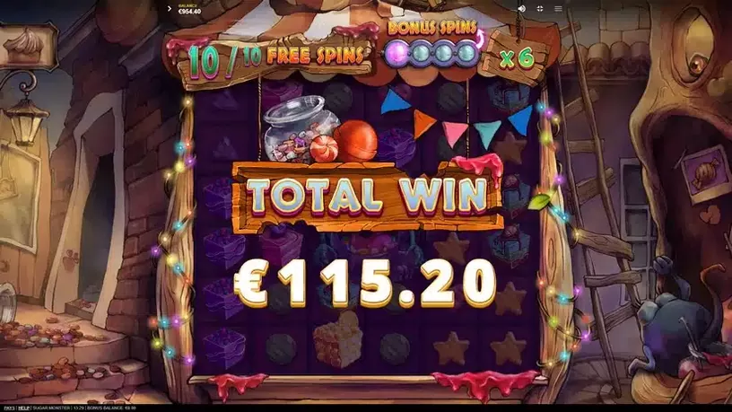 Sugar Monster slot screenshot 8