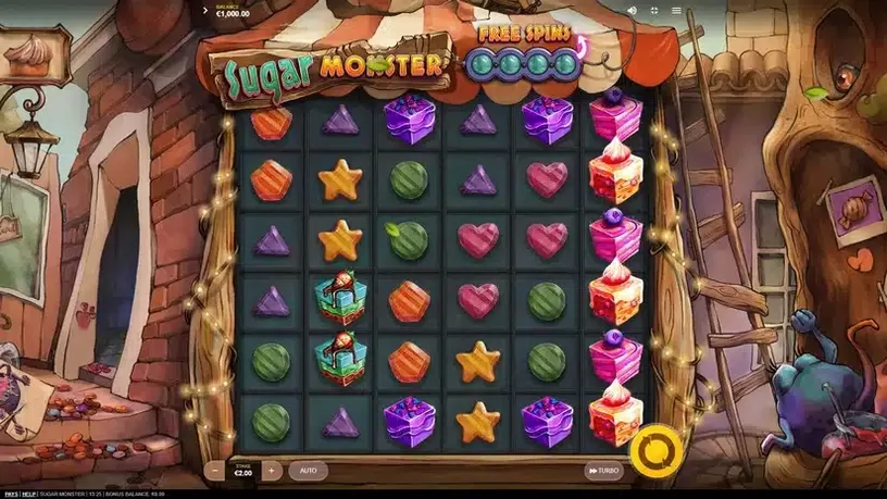 Sugar Monster slot screenshot 1