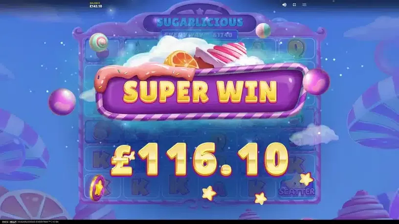 Sugarlicious EveryWay slot screenshot 4