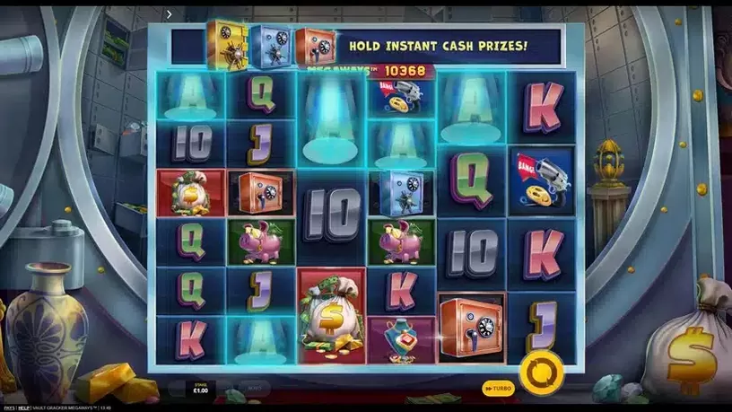 Vault Cracker Megaways slot screenshot 2