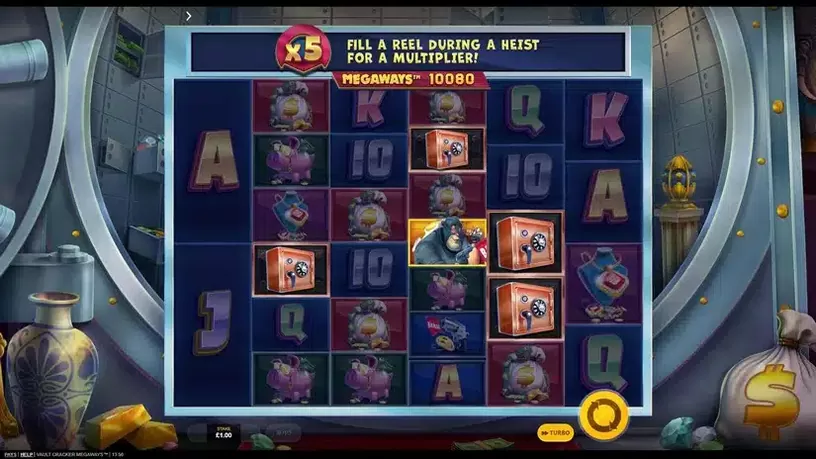 Vault Cracker Megaways slot screenshot 3