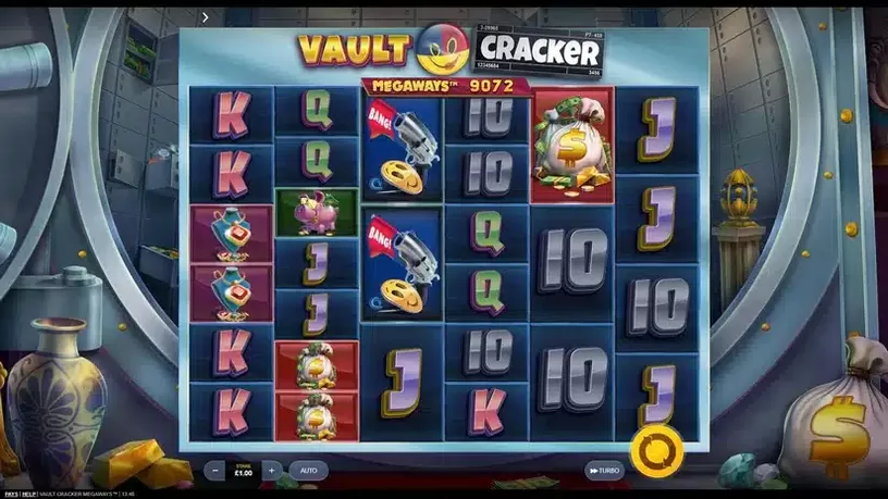 Vault Cracker Megaways slot screenshot 1