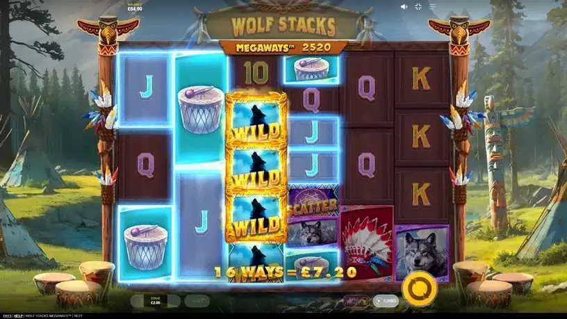 Wolf Stacks Megaways slot screenshot 5