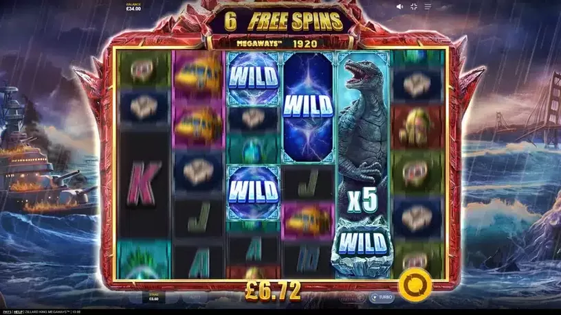 Zillard King Megaways slot screenshot 4
