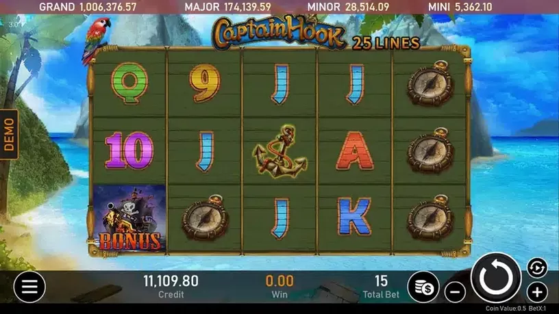 Captain Hook slot screenshot 1