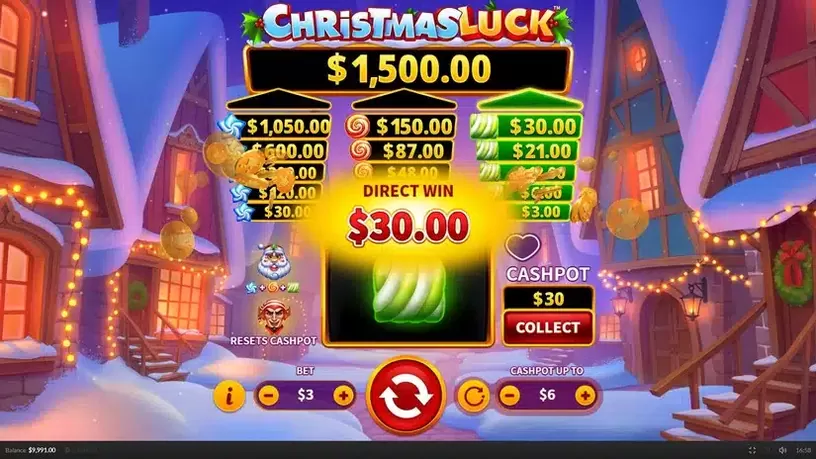 Christmas Luck slot screenshot 3