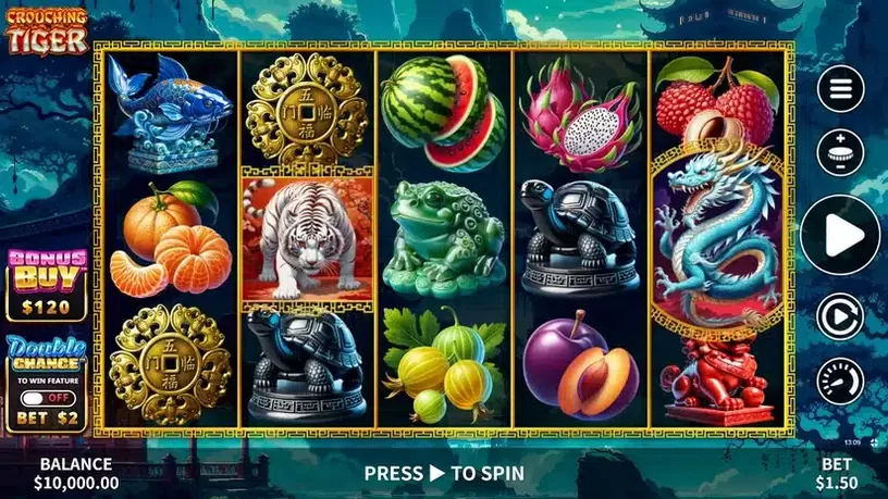 Crouching Tiger slot screenshot 1