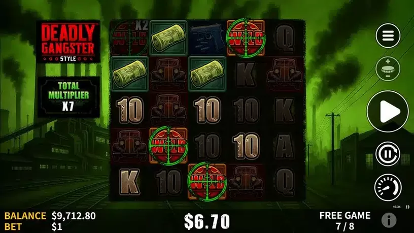 Deadly Gangster Style slot screenshot 7
